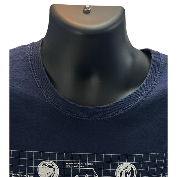 Power Rangers Megazord Blueprint T-Shirt – Navy Blue – Size Large - Picture 4 of 11